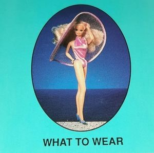 Vintage Barbie Card 1989 Barbie Just Us Girls Game Replacement Piece